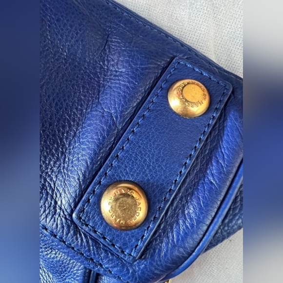 Marc by Marc Jacobs Too Hot to Handle leather shoulder tote Electric Blue